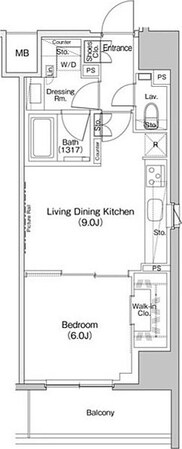 ザ・パークハビオ元浅草プレイスの物件間取画像